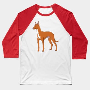 Pharaoh hound dog cartoon illustration Baseball T-Shirt